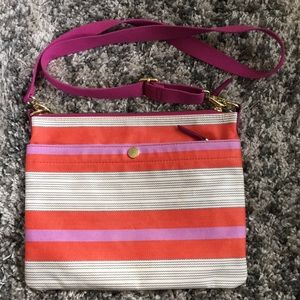 Fossil Coated Canvas Crossbody